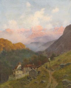 Vista sul roseto da Josef von Schlogl